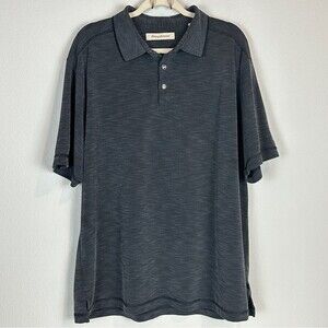 Tommy Bahama Grey Polo Short Sleeve Shirt XL